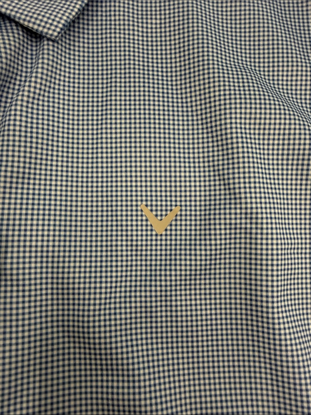 Callaway Light Blue Micro-Check Performance Polo - Picture 2 of 3